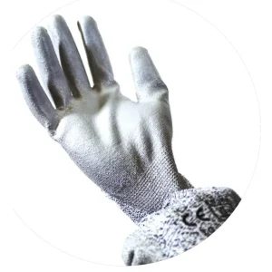 GUANTE RESISTENTE AL CORTE, NIVEL C, CON PALMA DE POLIURETANO