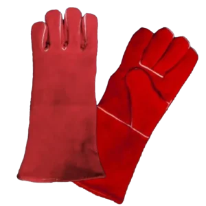 Guante soldador con hilo kevlar con refuerzo